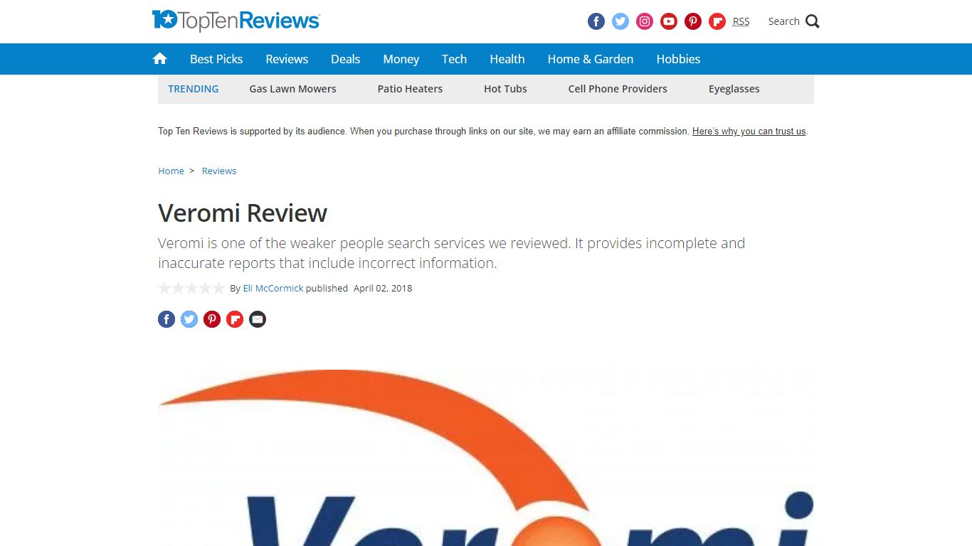 Veromi Review - Pros, Cons and Verdict | Top Ten Reviews