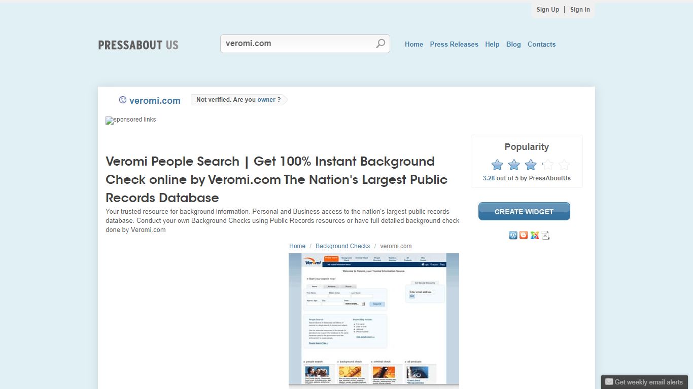 Press About veromi.com - Veromi People Search | Get 100% ...